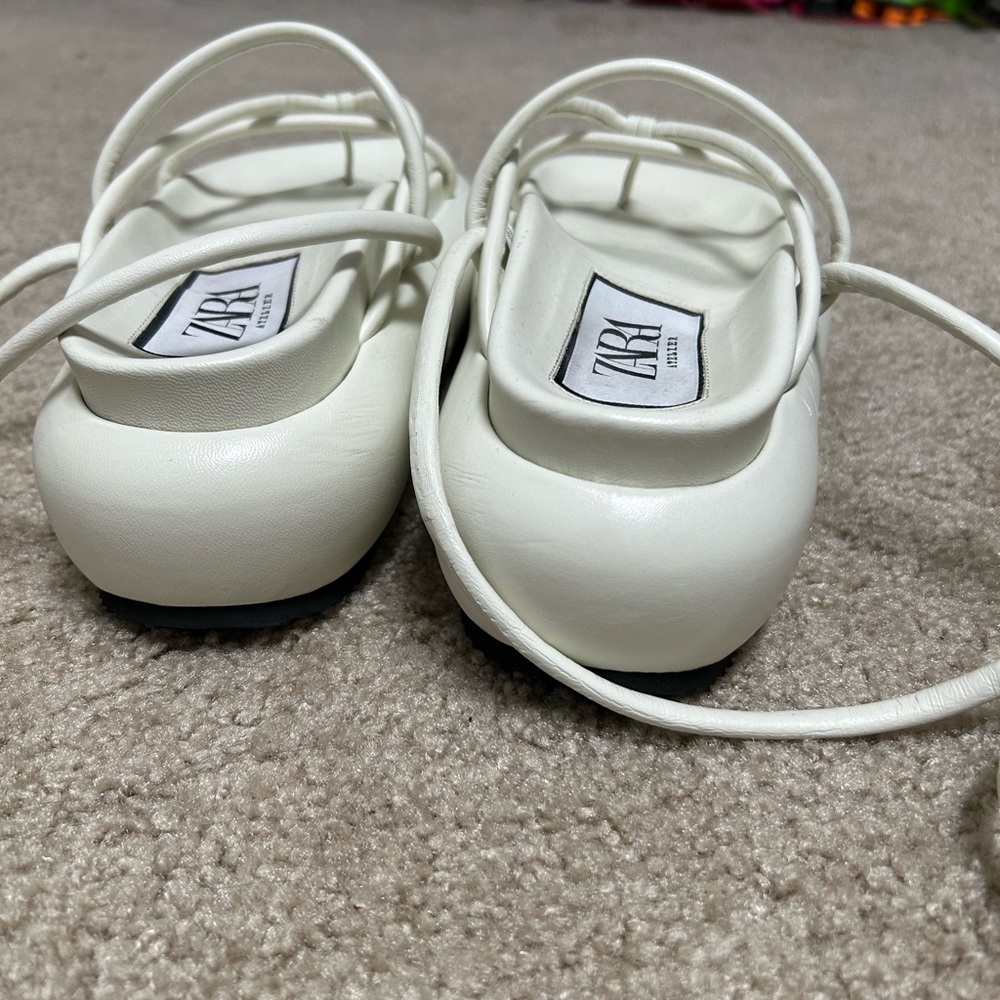 Zara chunk sandals size 36  worn one